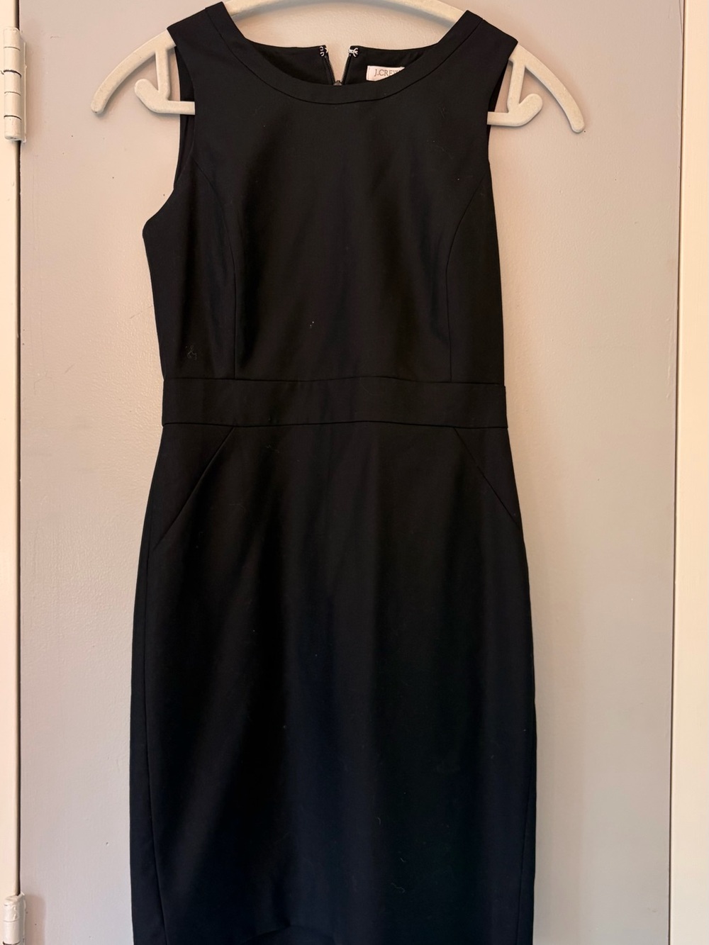 Sleeveless Black Sheath Dress